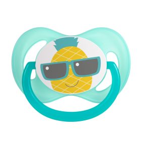   Canpol babies Szimmetrikus szilikon cumi, 6-18 hónapos babának, SO COOL - türkiz