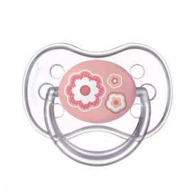   Canpol babies Szilikon szimmetrikus cumi, 6-18hó, NEWBORN BABY - pink