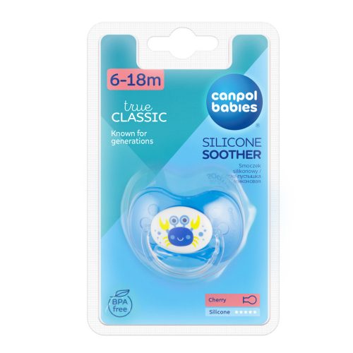 Canpol babies Latex cseresznye alakú cumi, 6-18hó, LOVE&SEA