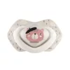Canpol babies Szilikon szimmetrikus cumi, Light touch, 18hó+, 2db, BONJOUR PARIS - rózsaszín