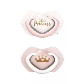   Canpol babies Szilikon szimmetrikus cumi, 0-6hó, 2db, ROYAL BABY - rózsaszín