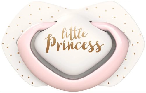 Canpol babies Szilikon szimmetrikus cumi, 0-6hó, 2db, ROYAL BABY - rózsaszín