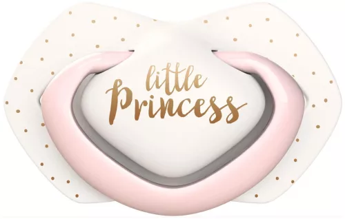 Canpol babies Szilikon szimmetrikus cumi, 0-6hó, 2db, ROYAL BABY - rózsaszín
