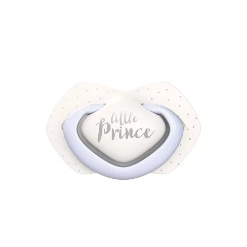 Canpol babies Szilikon szimmetrikus cumi, Light touch, 6-18hó, 2db, ROYAL BABY - kék
