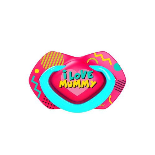 Canpol babies Szimmetrikus szilikoncumi készlet, Light touch, 6-18hó, NEON LOVE, 2db