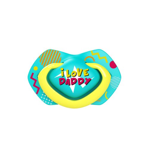 Canpol babies Szimmetrikus szilikoncumi készlet, Light touch, 18hó+, NEON LOVE, 2db