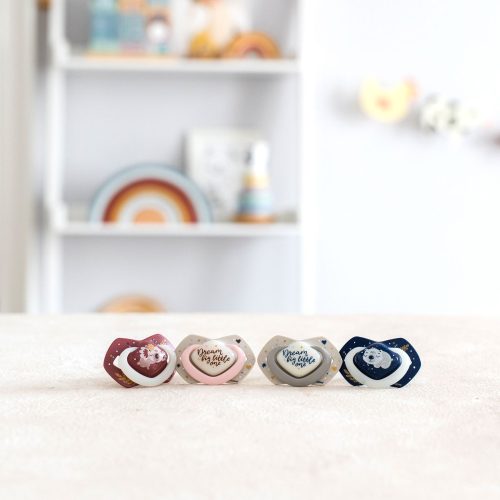 Canpol babies Sötétben világító, szimmetrikus szilikoncumi-készlet, Light touch, 0-6hó, SLEEPY KOALA, 2 db