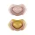 Canpol babies Szilikon szimmetrikus cumi, Light touch, GOLD, 18hó+, 2db - rózsaszín