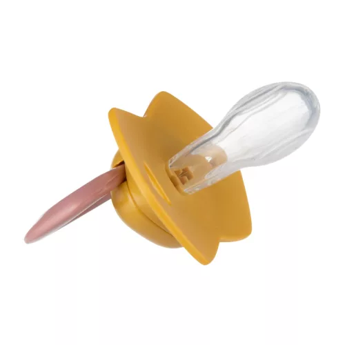 Canpol babies Szilikon szimmetrikus cumi, Light touch, GOLD, 18hó+, 2db - rózsaszín