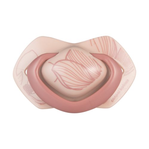 Canpol babies Szilikon szimmetrikus cumi, Light touch, GOLD, 18hó+, 2db - rózsaszín