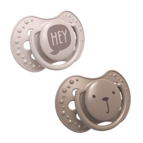 LOVI Silicone Dynamic Soother 0-3hó 2db - Hey Girl