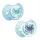 Lovi Szilikon dinamikus cumi TIE DYE 0-3hó 2db - fiú