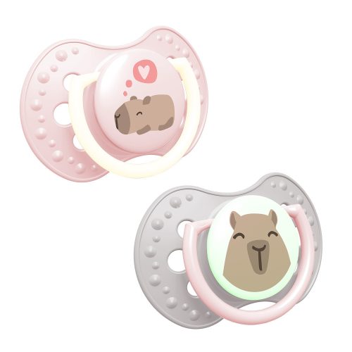 LOVI Szilikon dinamikus cumi CAPICHILL 18hó+ 2db lány