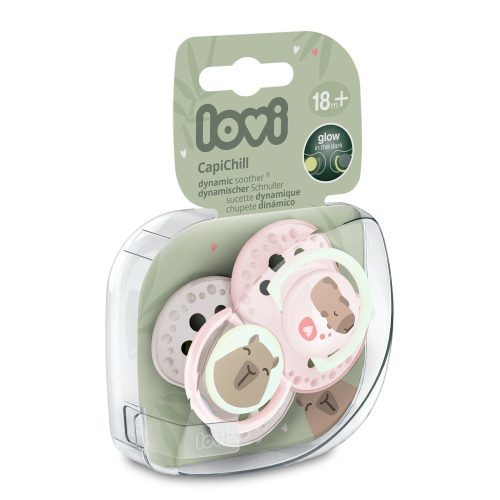 LOVI Szilikon dinamikus cumi CAPICHILL 18hó+ 2db lány