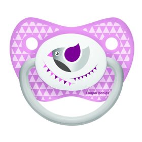   Canpol babies Szilikon anatómiai cumi, 18hó+, 1 db, PARTY, rózsaszín