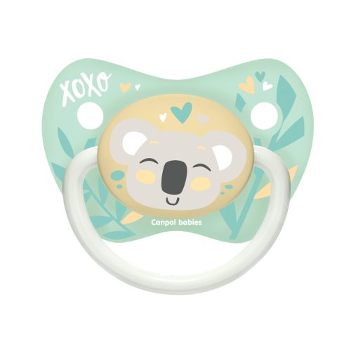 Canpol babies Fogszabályozós szilikon cumi, 18+ hónapos babának, 2 db, EXOTIC ANIMALS