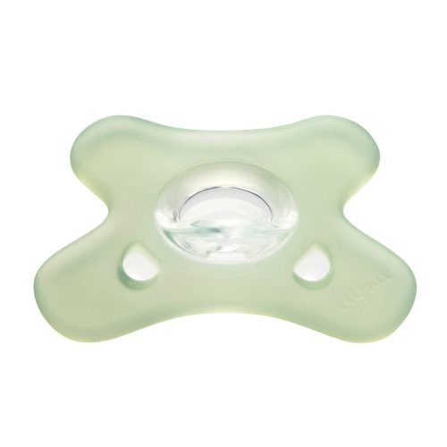 Canpol babies Szimmetrikus, 100% szilikon cumi, 6-12hó, 1db, zöld