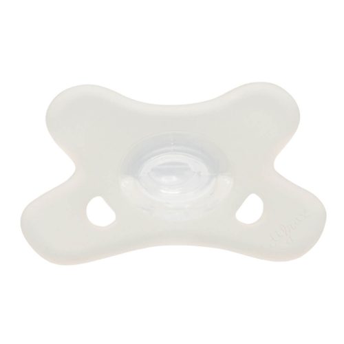 Canpol babies Szimmetrikus, 100% szilikon cumi, 6-12hó, 1 db, fehér