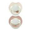 LOVI Világító dinamikus szilikon cumi PRIME 6-18hó 2db Ivory/Blush