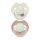 LOVI Világító dinamikus szilikon cumi PRIME 6-18hó 2db Ivory/Blush