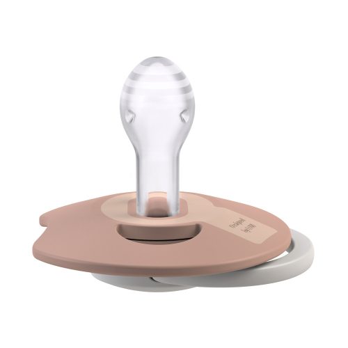 LOVI Világító dinamikus szilikon cumi PRIME 6-18hó 2db - Ivory/Blush