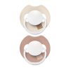 LOVI Világító dinamikus szilikon cumi PRIME 6-18hó 2db Ivory/Blush