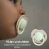 LOVI Világító dinamikus szilikon cumi PRIME 6-18hó 2db Ivory/Blush