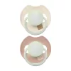 LOVI Világító dinamikus szilikon cumi PRIME 18hó+ 2db - Ivory/Blush