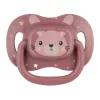 Canpol babies Szilikon szimmetrikus cumi, 6-18hó, 1db, CUTE ANIMALS - pink