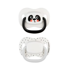   Canpol babies Szilikon szimmetrikus cumiszett, BabiesBoo, 0-6 hó, 2db, fehér