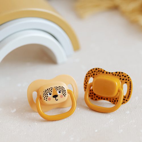 Canpol babies Szilikon szimmetrikus cumiszett, BabiesBoo, 6-18hó+, 2db, narancs