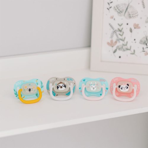 Canpol babies Szilikon cseresznye alakú cumi EXOTIC ANIMALS 0-6hó - láma