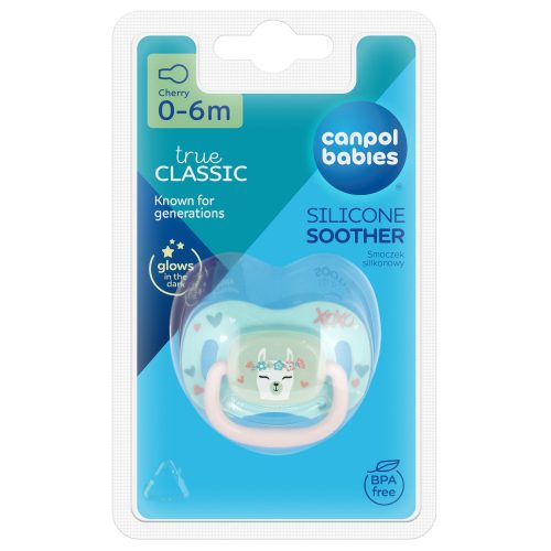 Canpol babies Szilikon cseresznye alakú cumi EXOTIC ANIMALS 0-6hó - láma