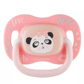   Canpol babies Szilikon cseresznye alakú cumi EXOTIC ANIMALS 18hó+ - panda