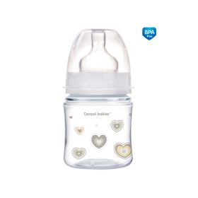   Canpol babies Anti-kólikás cumisüveg, EasyStart, NEWBORN BABY, 120 ml - bézs