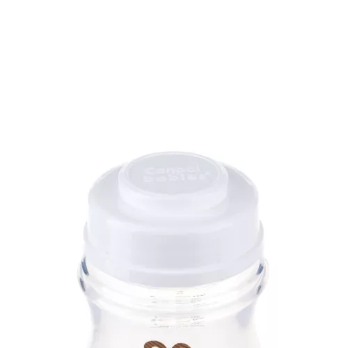 Canpol babies Anti-kólikás cumisüveg, EasyStart, EXOTIC ANIMALS, 120 ml - kék