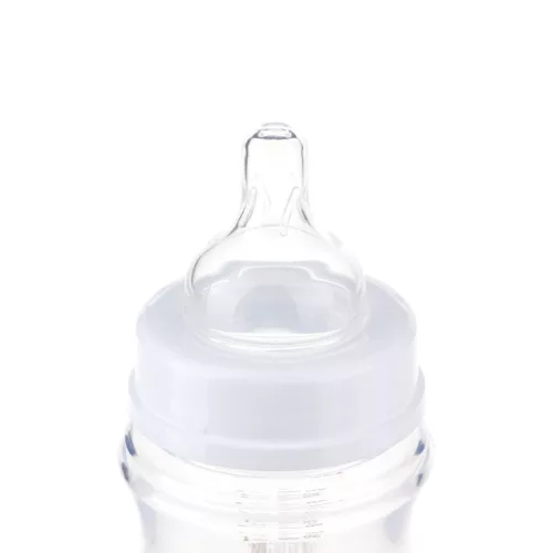 Canpol babies Anti-kólikás cumisüveg, EasyStart, EXOTIC ANIMALS, 120 ml - zöld