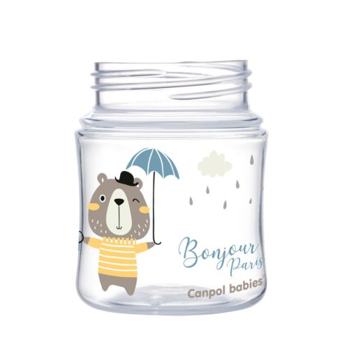 Canpol babies Anti-kólikás cumisüveg, EasyStart, 120 ml, BONJOUR PARIS - kék