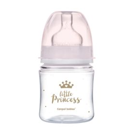   Canpol babies Anti-kólikás cumisüveg, EasyStart, ROYAL BABY, 120 ml - pink