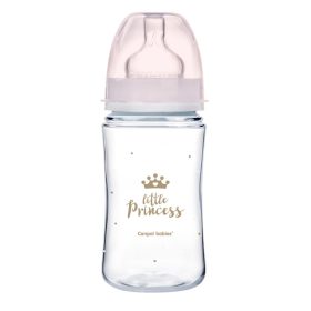   Canpol babies Anti-kólikás cumisüveg, EasyStart, ROYAL BABY  240 ml - pink