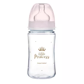   Canpol babies Anti-kólikás cumisüveg, EasyStart, ROYAL BABY  240 ml - pink