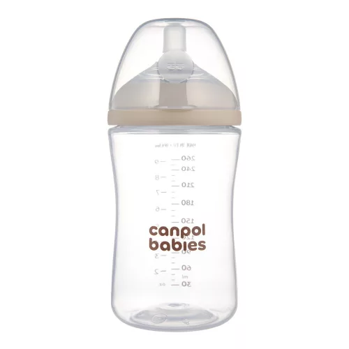 Canpol babies Natural Shape anti-kólikás cumisüveg 260ml