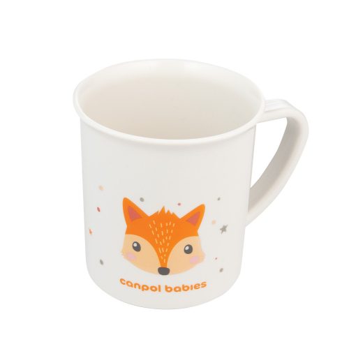Canpol babies Műanyag bögre, 170ml, CUTE ANIMALS, róka