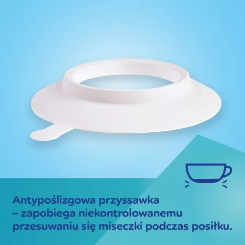 Canpol babies Melamine tál tapadókoronggal, 270ml, EXOTIC ANIMALS - türkiz