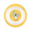 Canpol babies Melamine tál tapadókoronggal, 270ml, EXOTIC ANIMALS - sárga