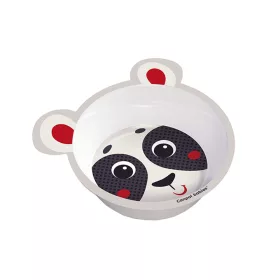   Canpol babies Csúszásgátló tál, melamin, 490ml, HELLO LITTLE - bézs