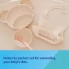 Canpol babies Szilikon előke zsebbel - krémszín