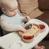 Canpol babies Szilikon osztott tányér, tapadókoronggal, Mackó - krémszín