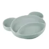 Canpol babies Szilikonos, osztott tányér tapadókoronggal, Mackó - zöld