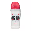 Canpol babies Cseppmentes sport itatópohár, szilikon szívószállal, 350 ml, HELLO LITTLE - piros